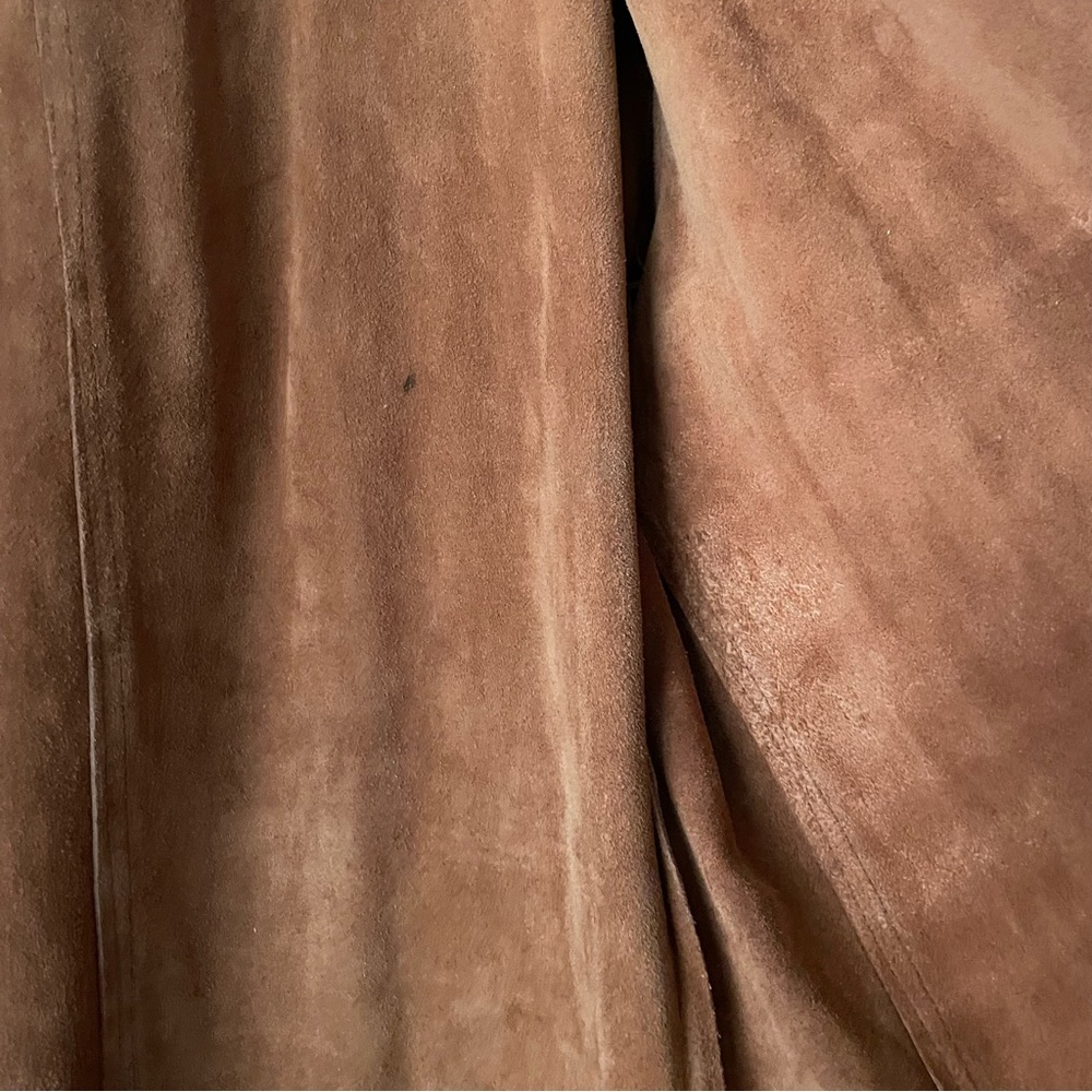 Leather Suede Fringe Jacket XL Western VTG DeerWear Made in USA Bohemian - Picture 10 of 10